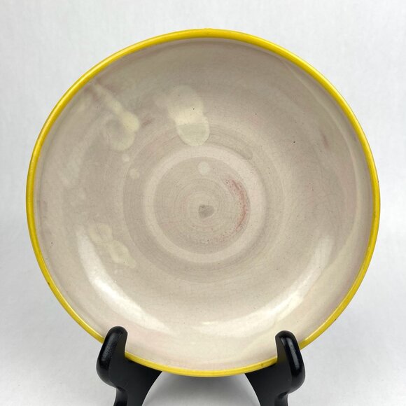 Vintage Hand Painted Italian Pottery Cereal Bowls Set of 3 - Picture 3 of 12